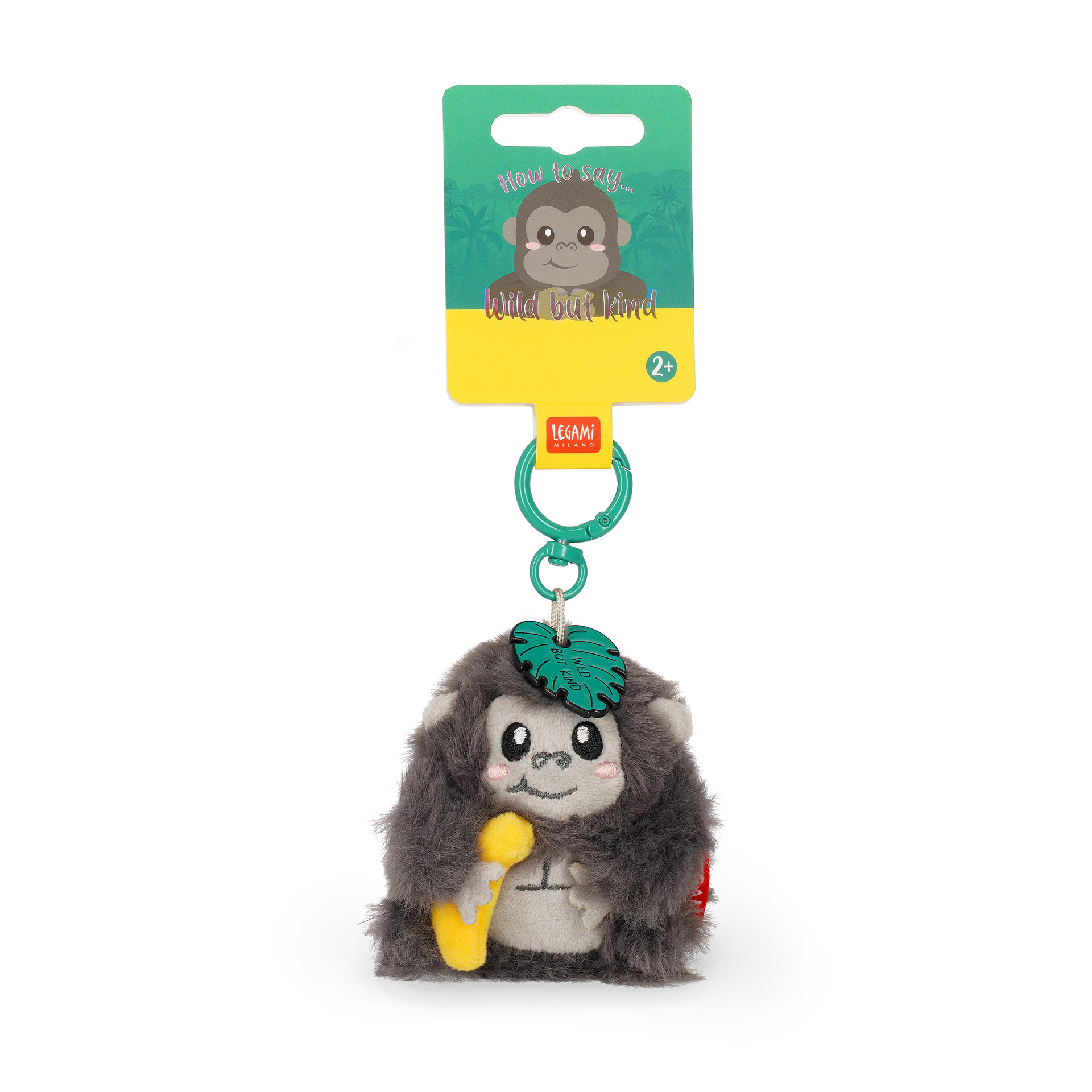 Legami Plüsch-Schlüsselanhänger Super Soft Gorilla