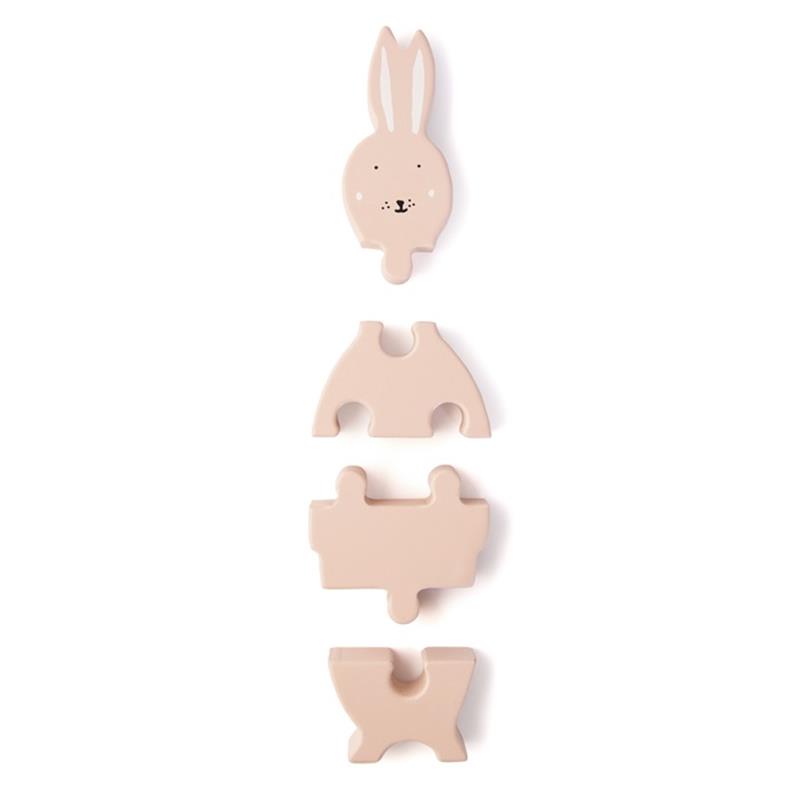 Trixie Holz-Puzzle Tierform Mrs. Rabbit Hase rosa