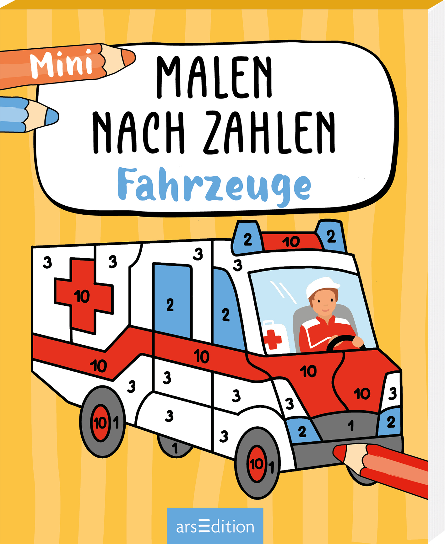 Mini Malen nach Zahlen Fahrzeuge ab 5 Jahren