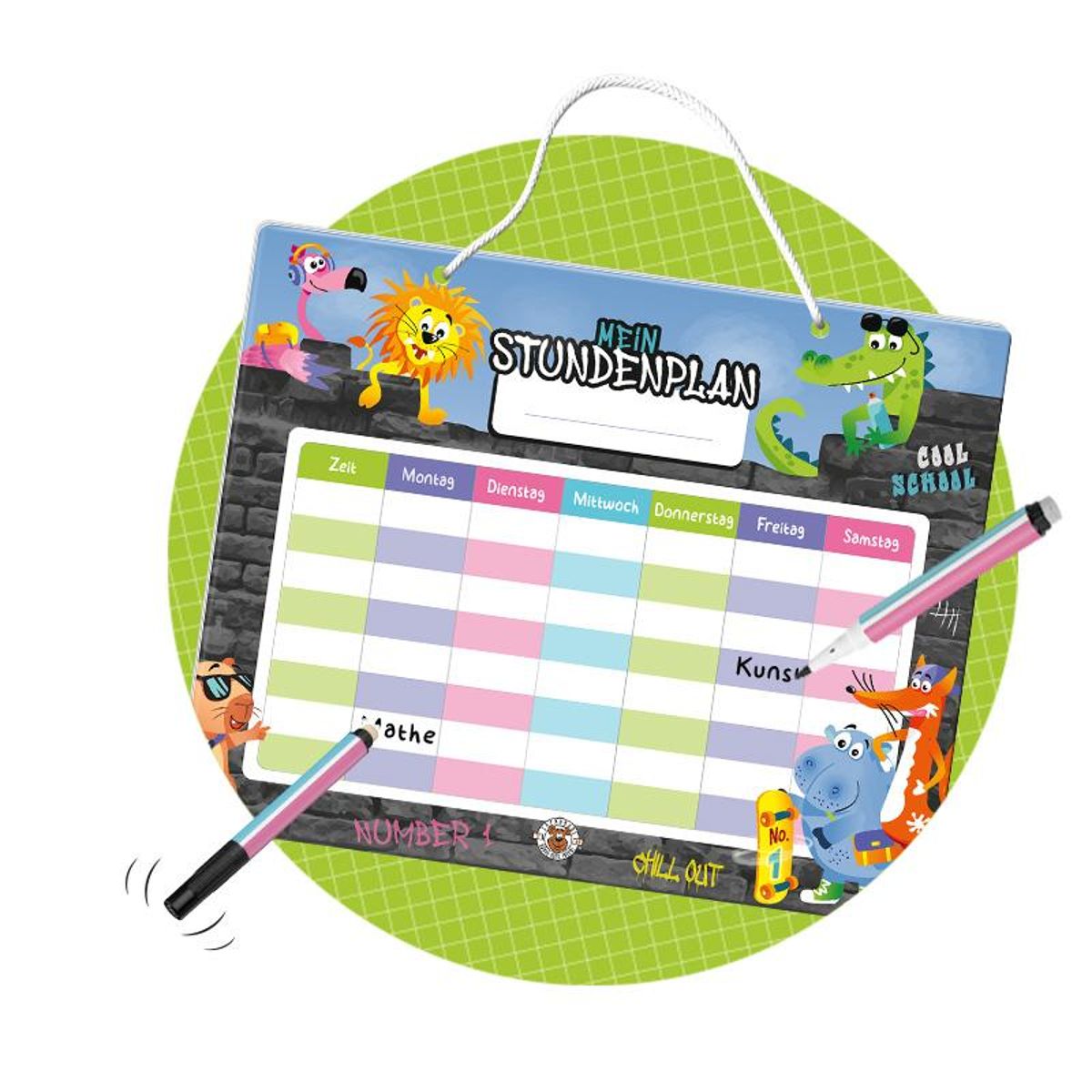 Trenddhaus Class Stundenplan Wisch & Weg 5 teilig