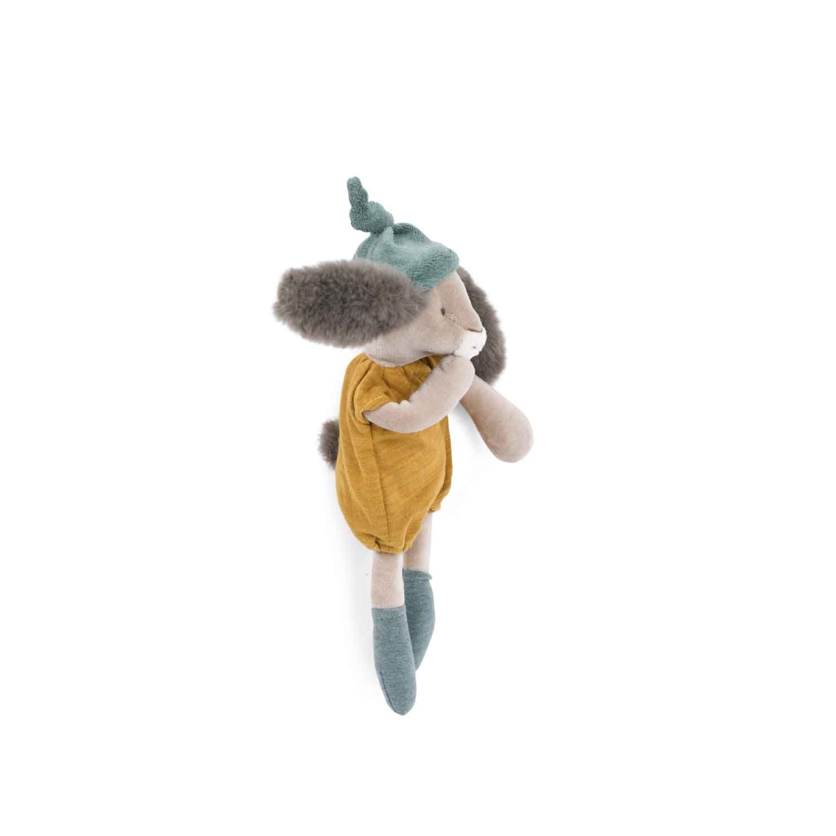 Moulin Roty Plüschtier Kuscheltier Trois Petits Lapins Kleines Kaninchen ocker