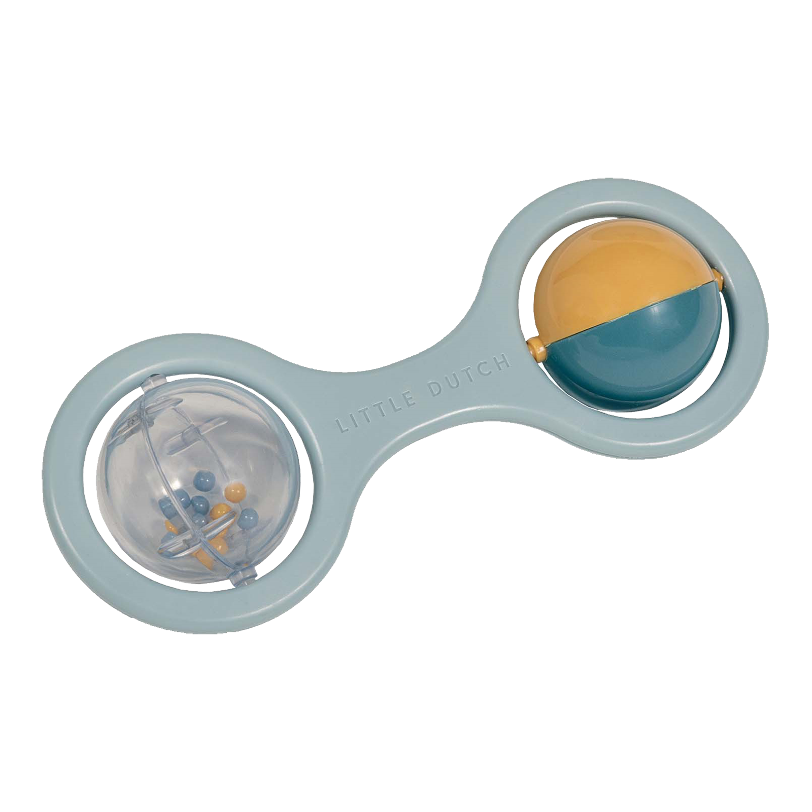 Little Dutch Rassel mit Kugeln Blau