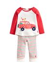 Tom Joules Baby Mack Set Hose Shirt Auto rot 6-9 Monate