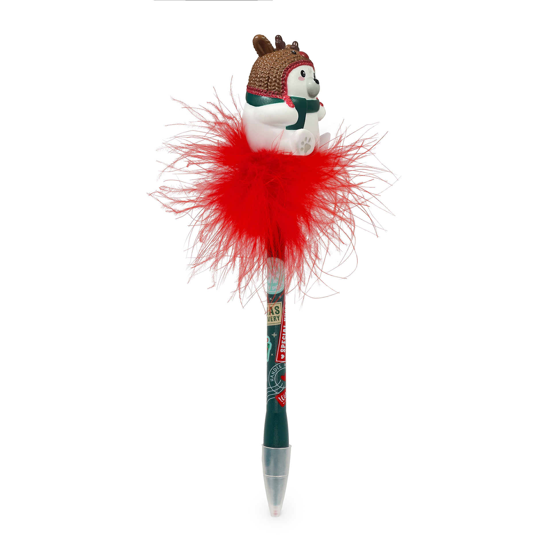 Legami Leuchtender Kugelschreiber Writing is Magic Polar Bear Reindeer