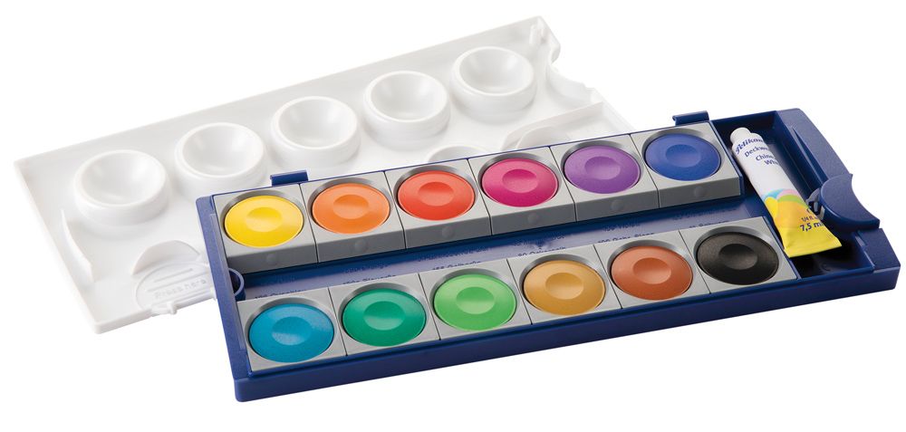 Pelikan Wasserfarben Deckfarbkasten 12er