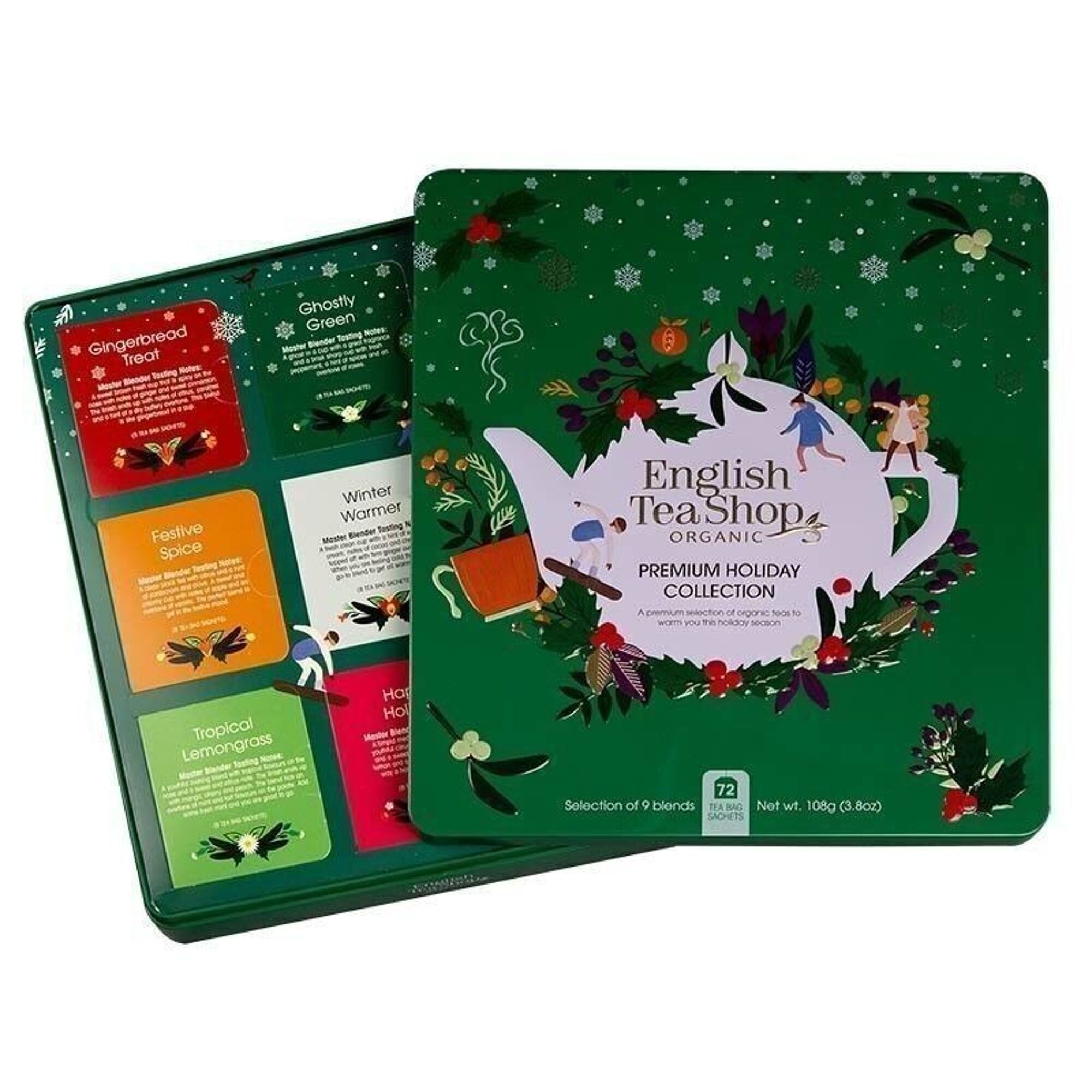 English Tea Shop Wintertee Kollektion in edler Metalldose 72 Teebeutel