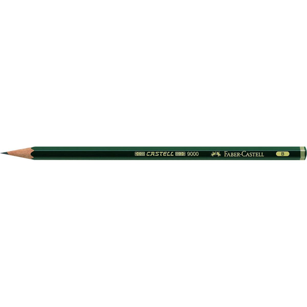 Faber Castell Bleistift 9000 Härtegrad B 12 Stück