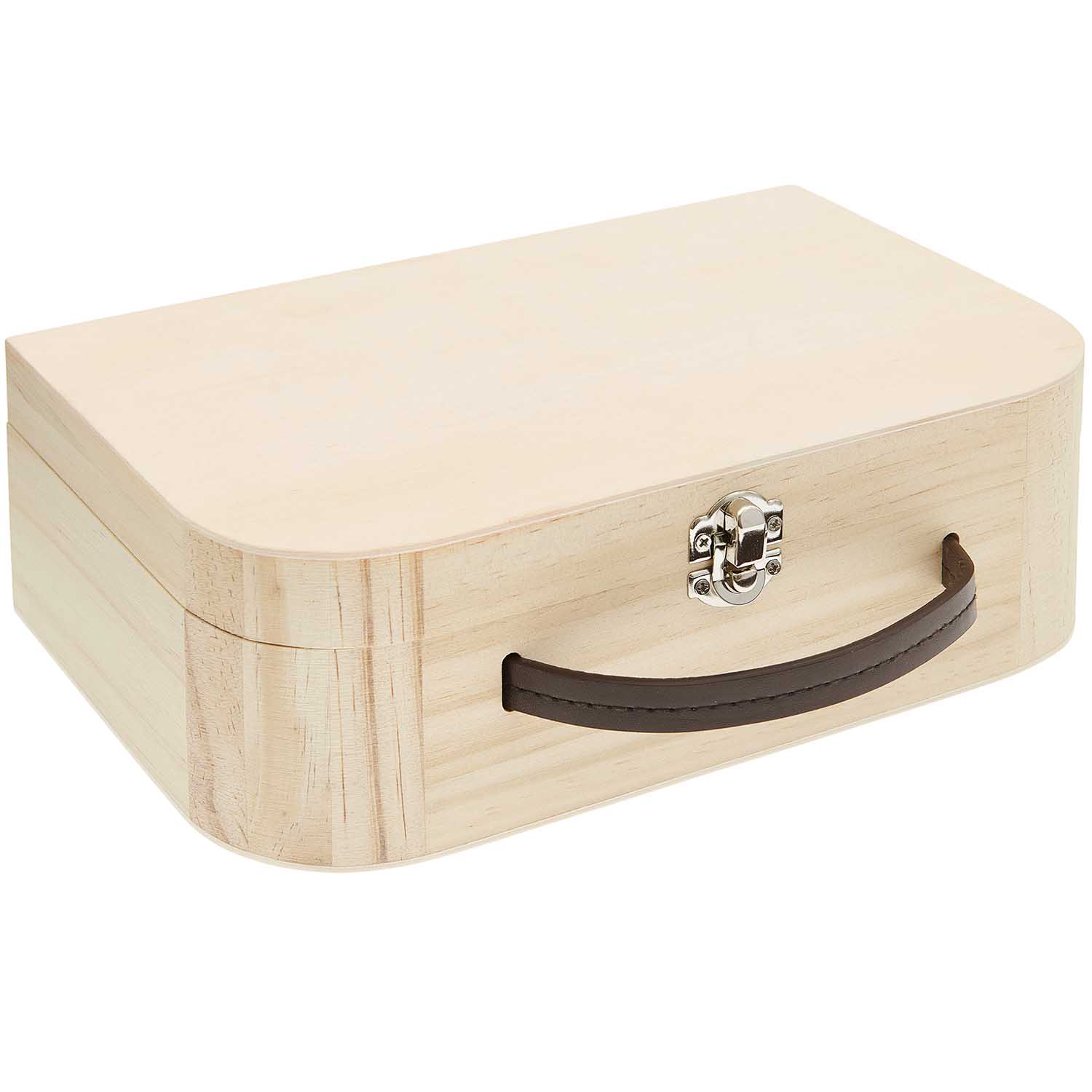 Rico Design Holzkoffer natur 25 x 17 x 8,5 cm Rico Design Holzkoffer natur 25 x 17 x 8,5 cm