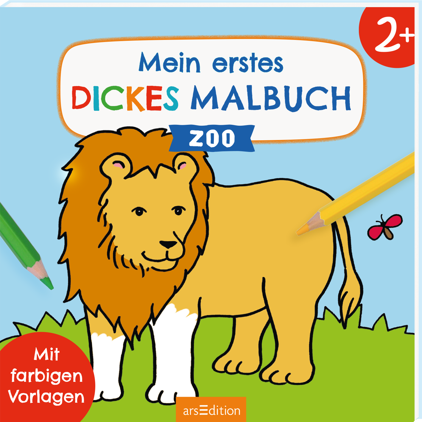 Mein erstes dickes Malbuch Zoo ab 2 Jahren