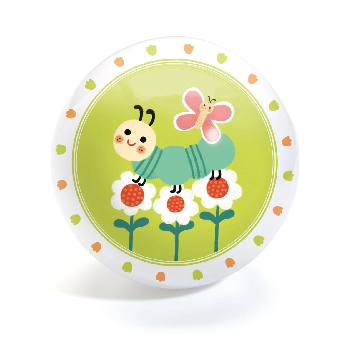Djeco Ball Kinderball Spielball Kleine Käfer klein 12 cm