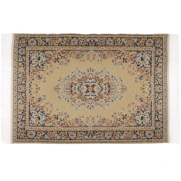 Rico Design Wichtel Miniatur Teppich Beige 10 x 16 cm