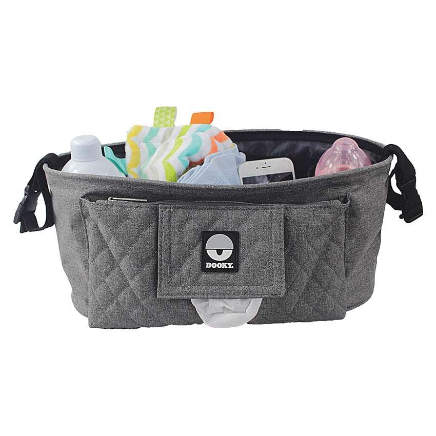 Elfenstall Windeltorte Pamperstorte Dooky Kinderwagentasche mit Stofftier Elefant