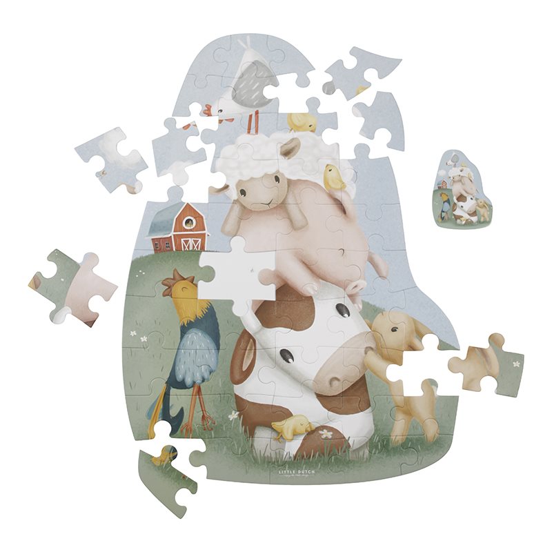 Little Dutch XL Puzzle Bodenpuzzle Little Farm