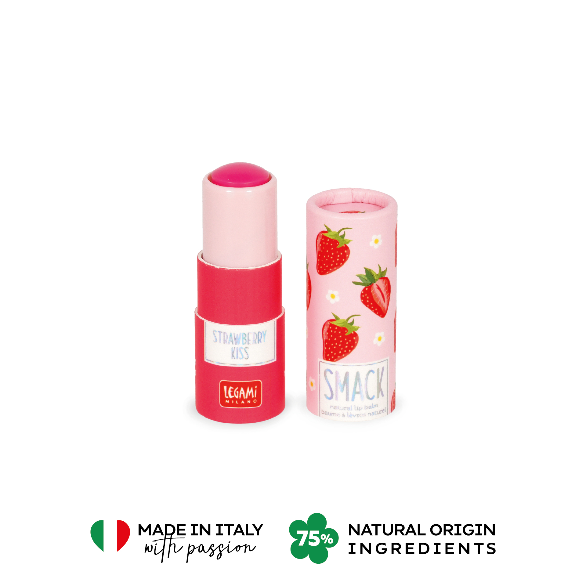 Legami Lippenpflegestift Smack Strawberry Erdbeere