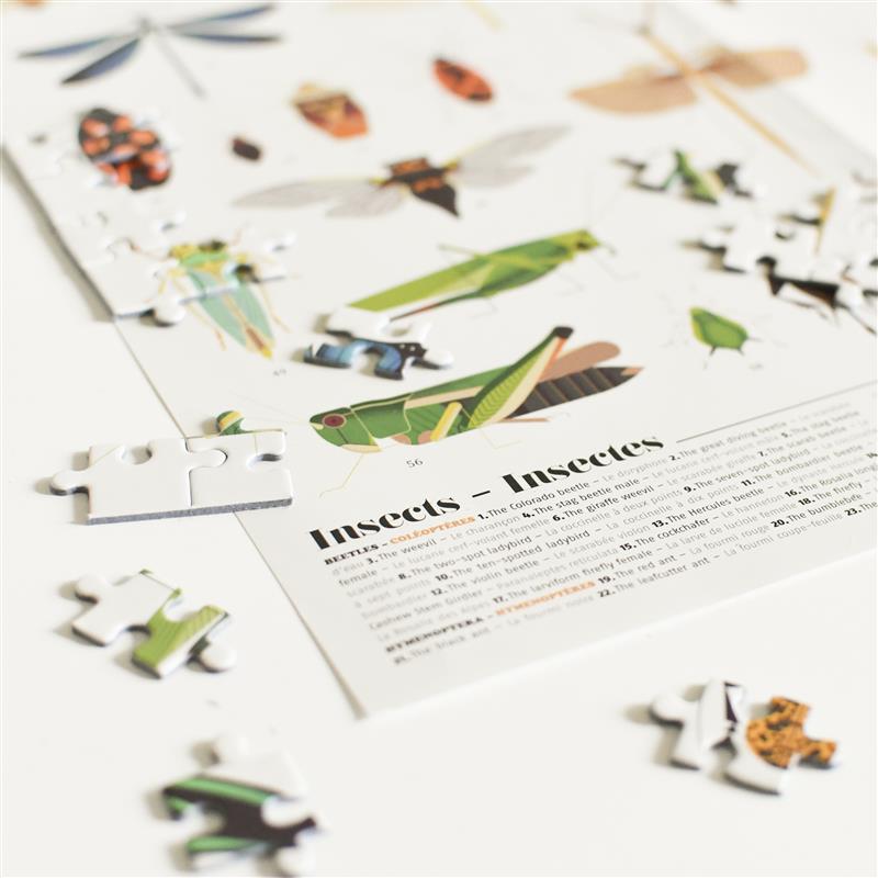 Poppik Discovery Puzzle Motiv Insekten 500 Teile
