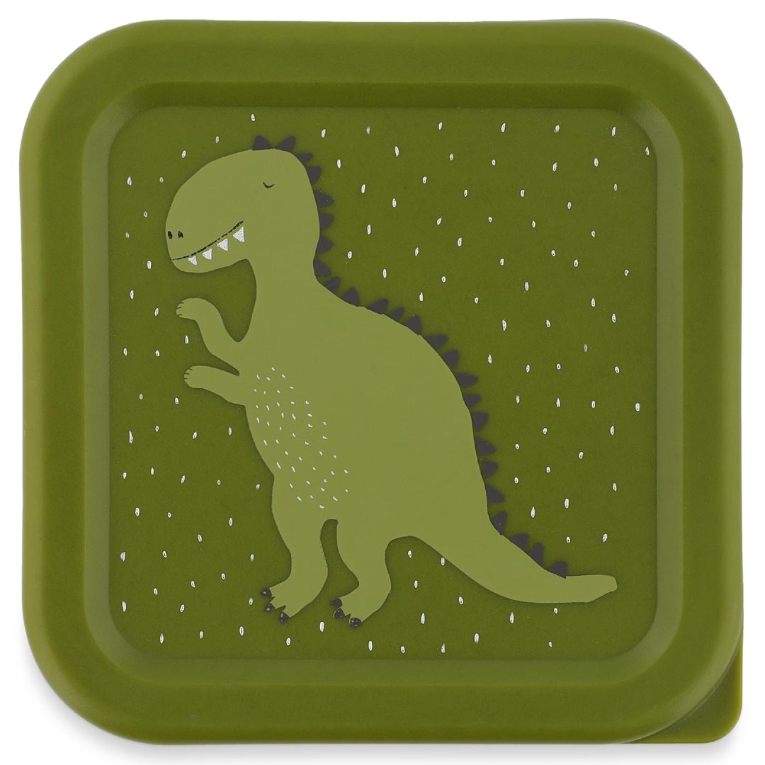 Trixie Baby Lunchbox Snackbox aus Kunststoff 3er Set Mr Dino