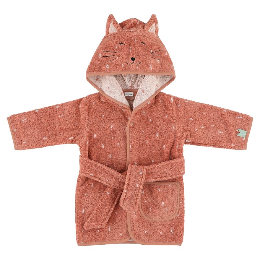 Trixie Bademantel Kinderbademantel Mrs. Cat Katze 1-2 Jahre