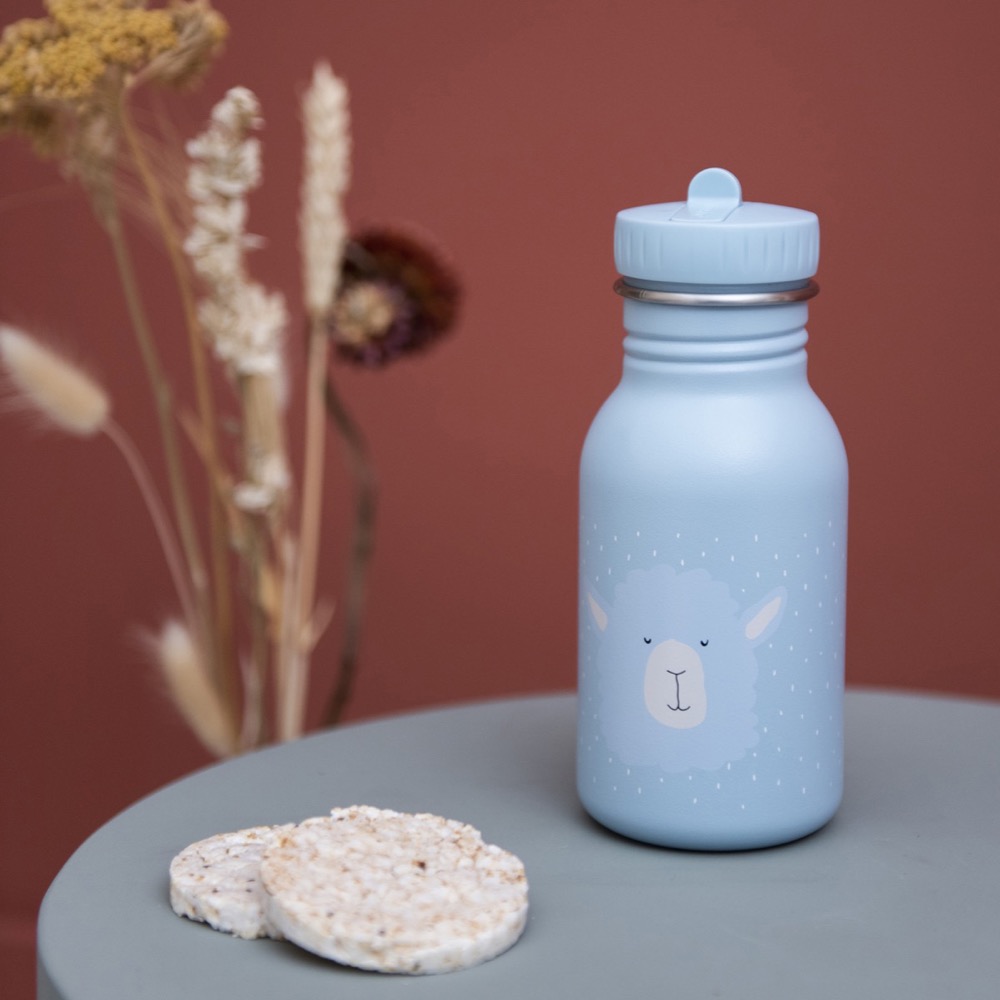 Trixie Trinkflasche aus Edelstahl Mr. Alpaca Lama Hellblau 350ml Trixie Trinkflasche aus Edelstahl Mr. Alpaca Lama Hellblau 350ml