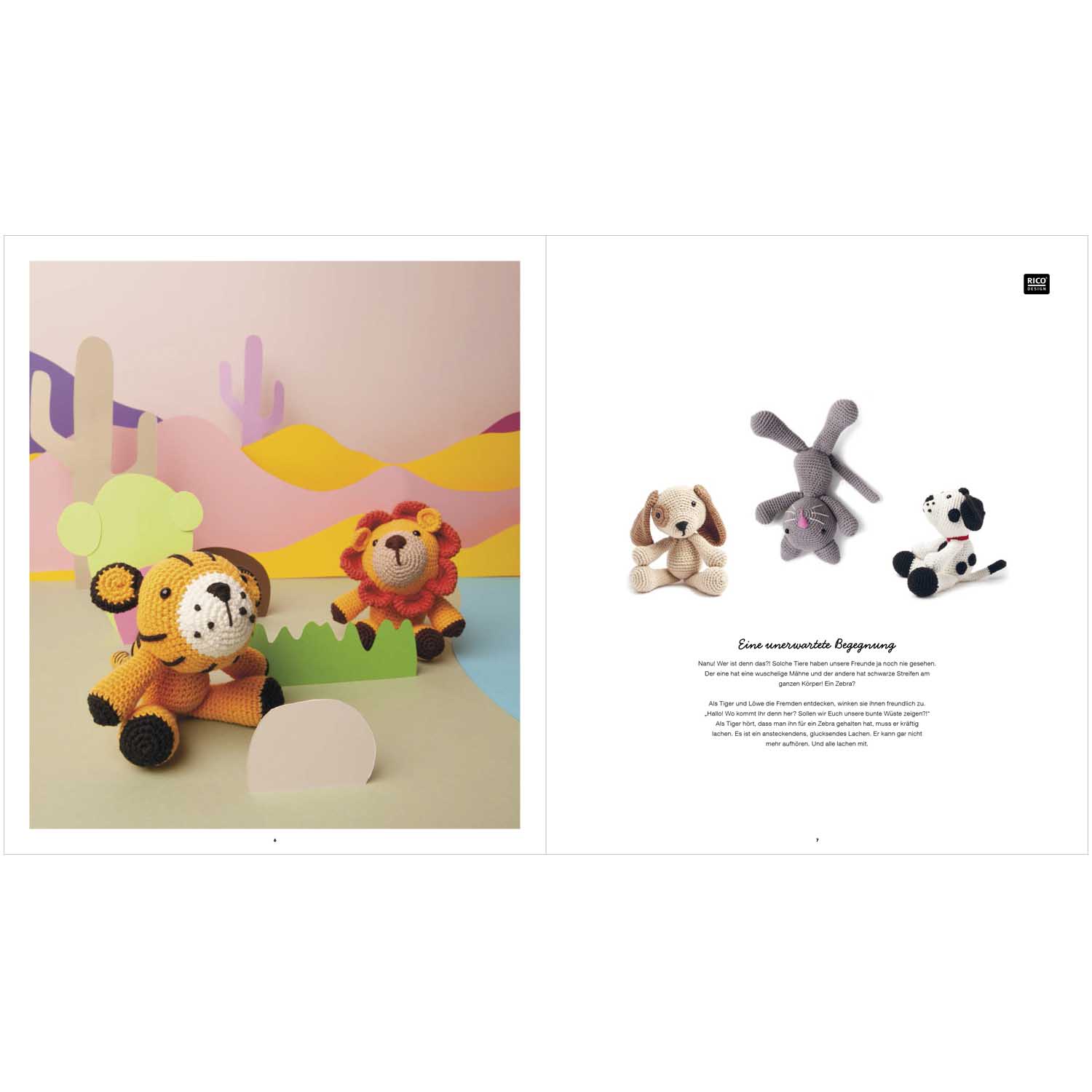 Rico Design Ricorumi Häkelanleitung Puppies