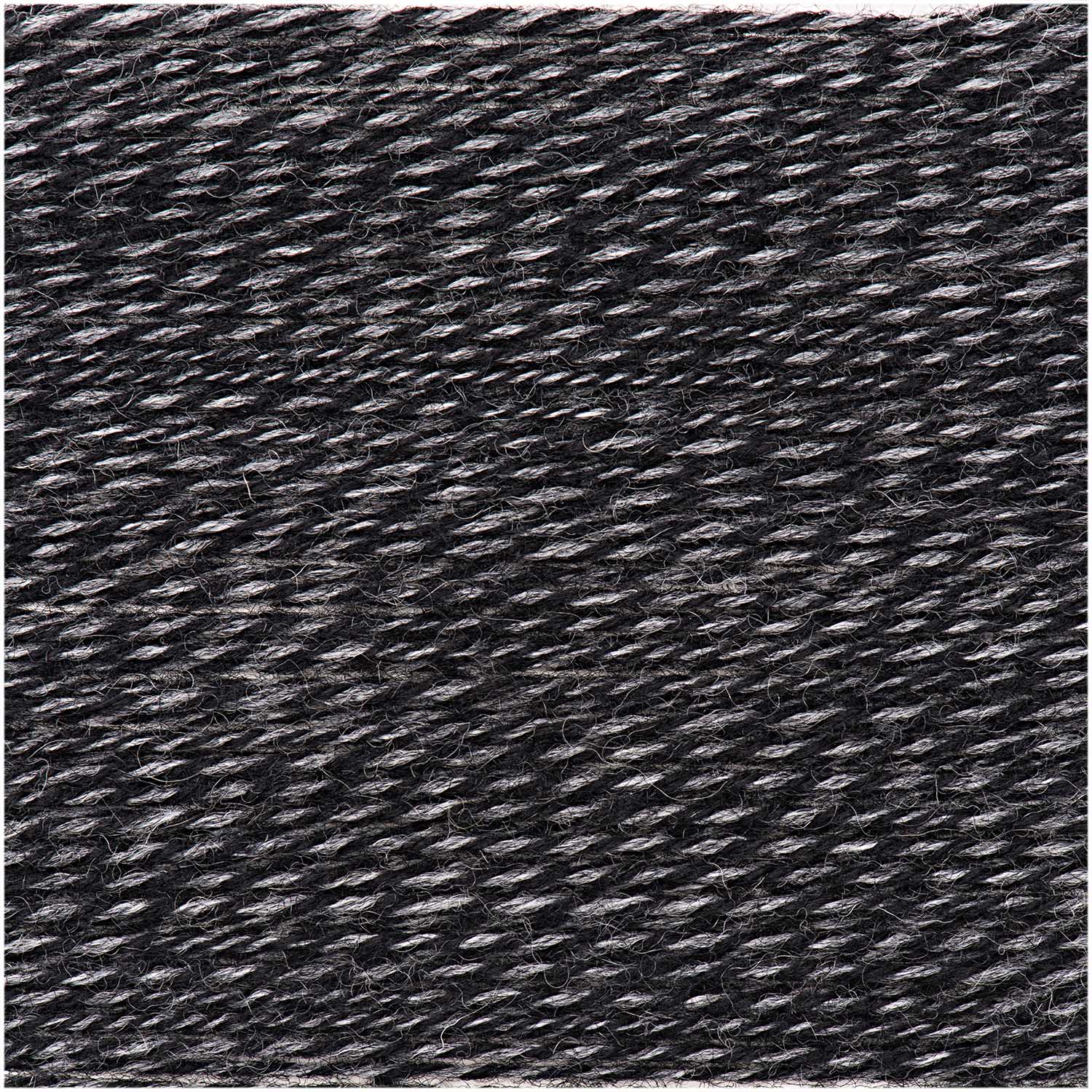 Rico Design Strumpf-Wolle Superba Premium Mouliné 4-fädig Wolle 100g Farbe 004 Schwarz-Grau