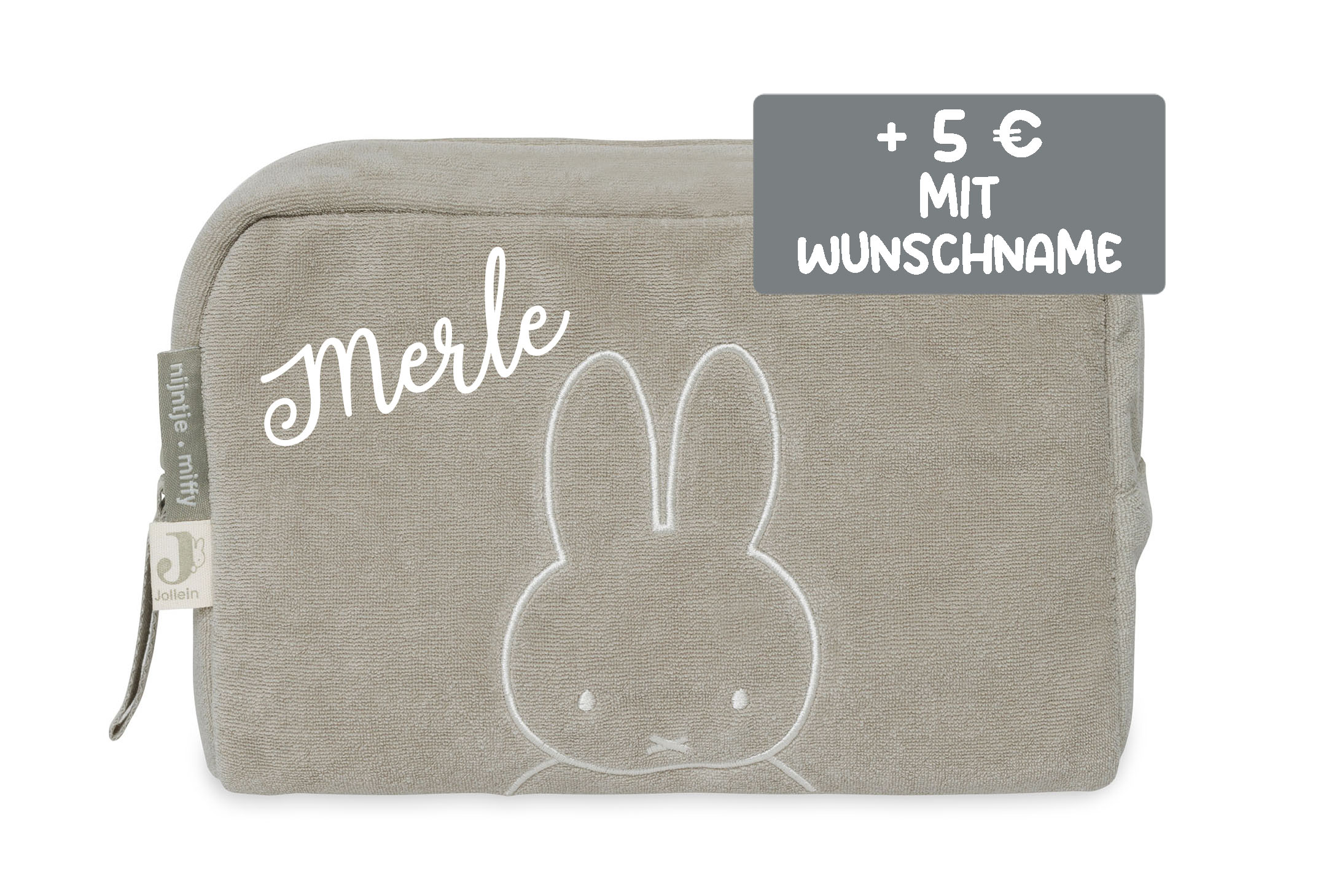 Jollein Beutel Tasche Frottee Miffy Olive Green Jollein Beutel Tasche Frottee Miffy Olive Green