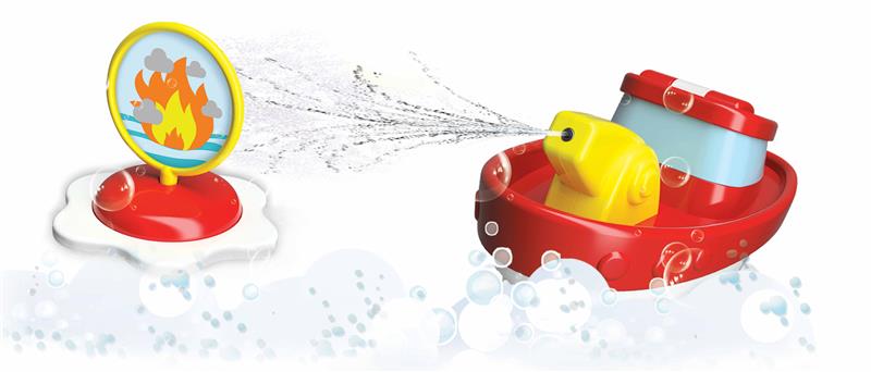 BB Junior Splash´N Play Fire Boat mit Ziel Badespielzeug