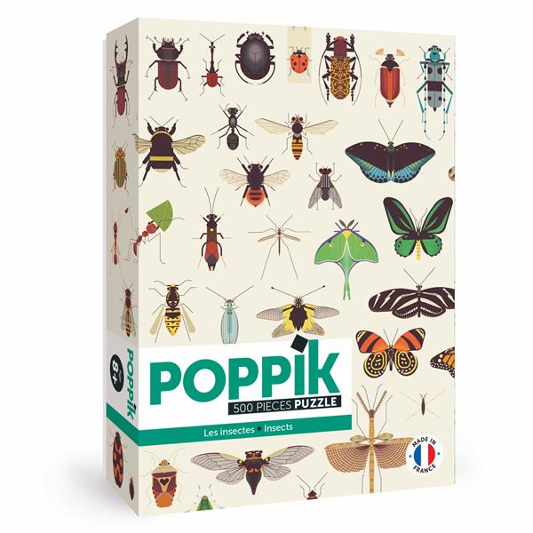 Poppik Discovery Puzzle Motiv Insekten 500 Teile