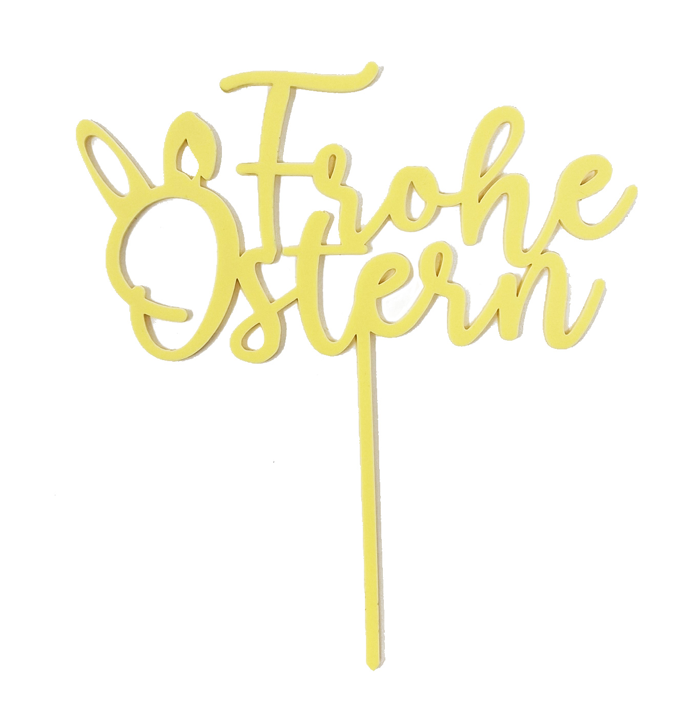 Kuchentopper für Ostern aus Acryl Frohe Ostern Kuchentopper für Ostern aus Acryl Frohe Ostern