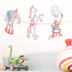 krima & isa Girlande Zirkus