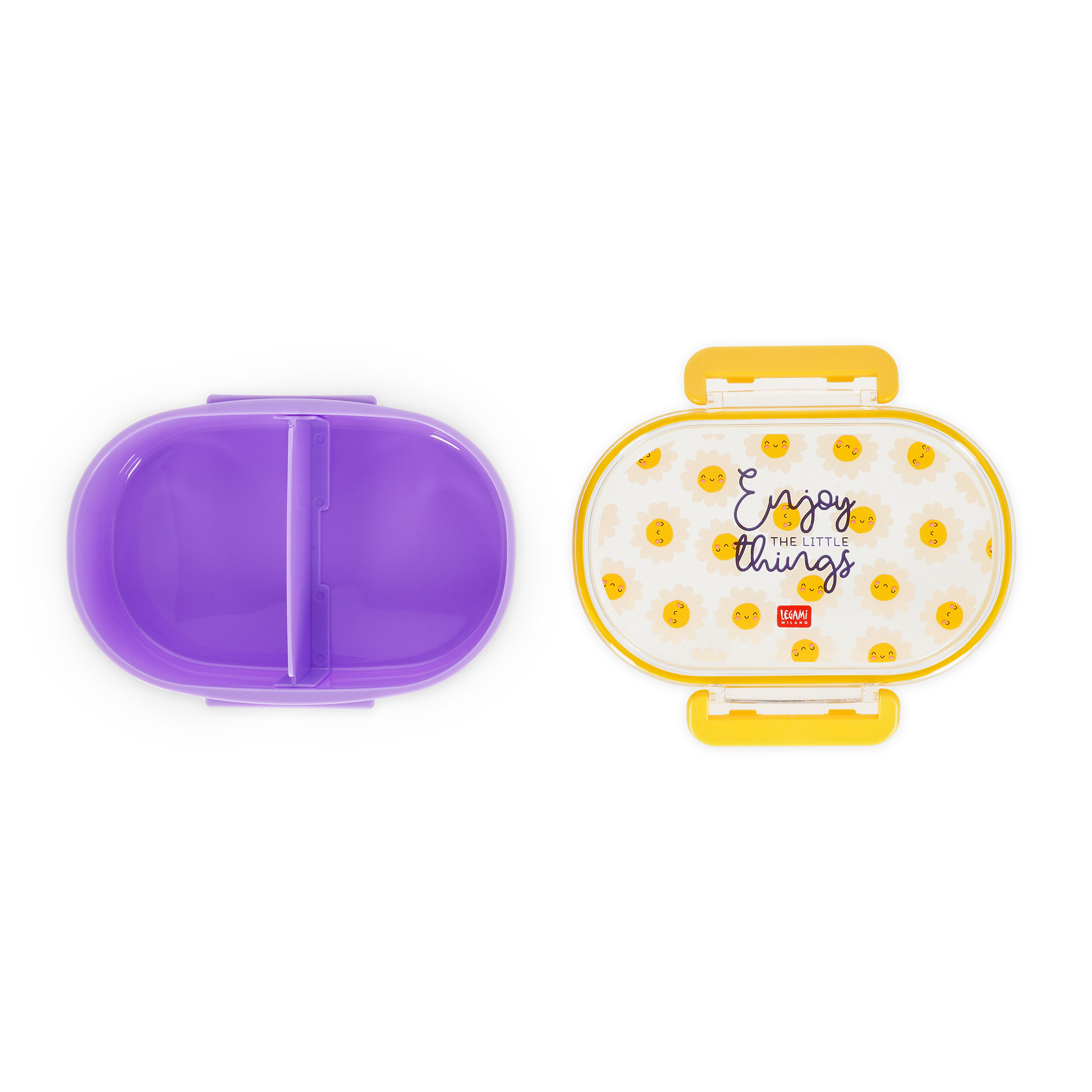 Legami Lunchbox Snackbox - Snack & Go - Daisy Blume lila