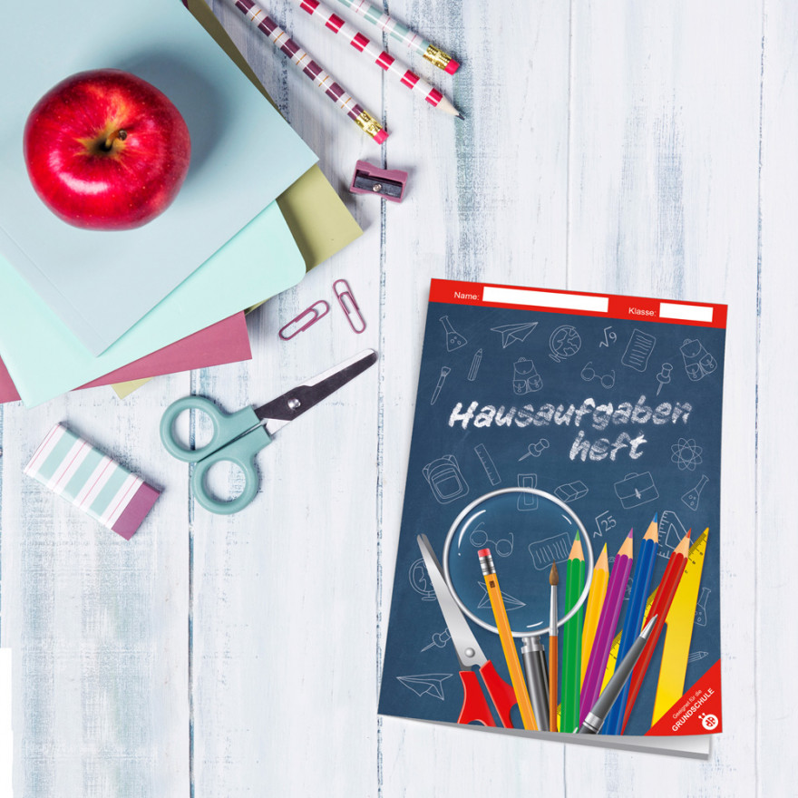 Hausaufgabenheft für die Grundschule Tafel Blau Hausaufgabenheft für die Grundschule Tafel Blau