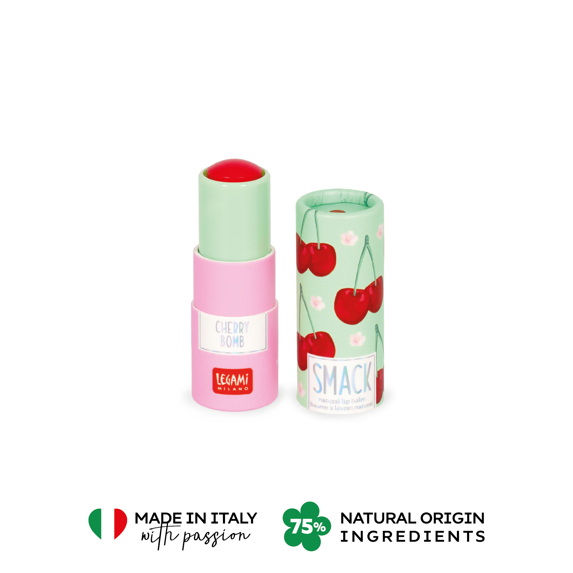 Legami Lippenpflegestift Smack Cherry Kirsche