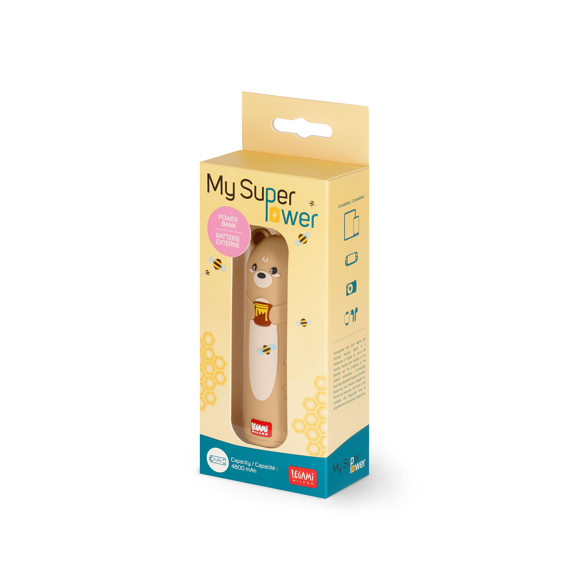 Legami Powerbank - My Super Power Teddy Bear Bär