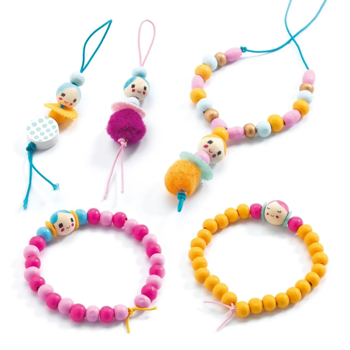 Djeco Schmuck basteln Motiv Glücksbringer