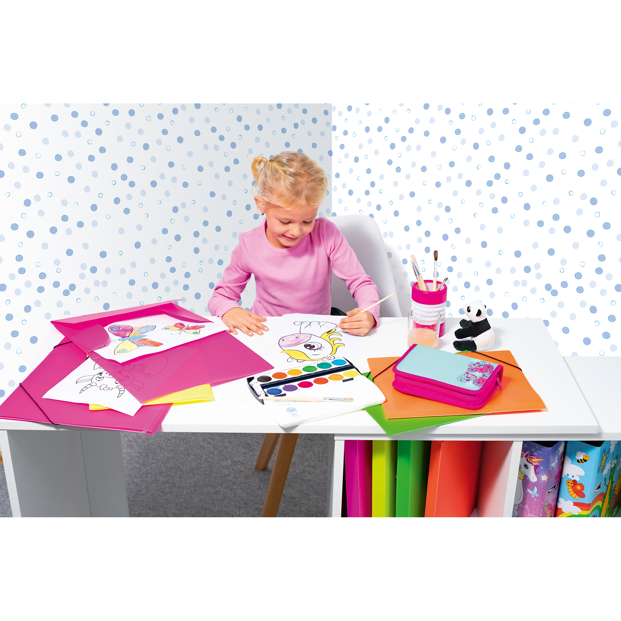 Herma Gummizugmappe A4 Kunststoff Neon Gelb Herma Gummizugmappe A4 Kunststoff Neon Gelb