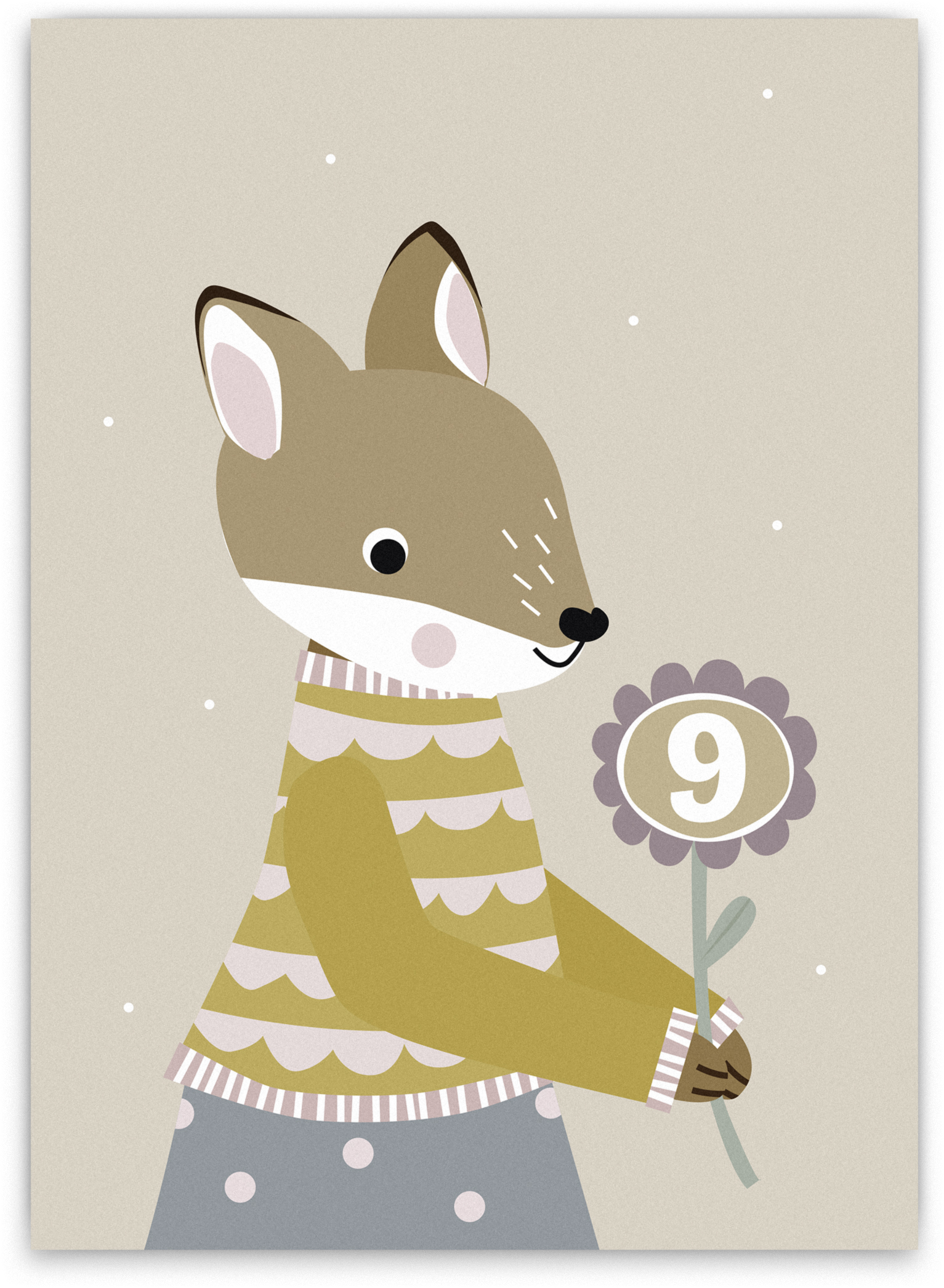Nellie & Finn Postkarte 9. Geburtstag