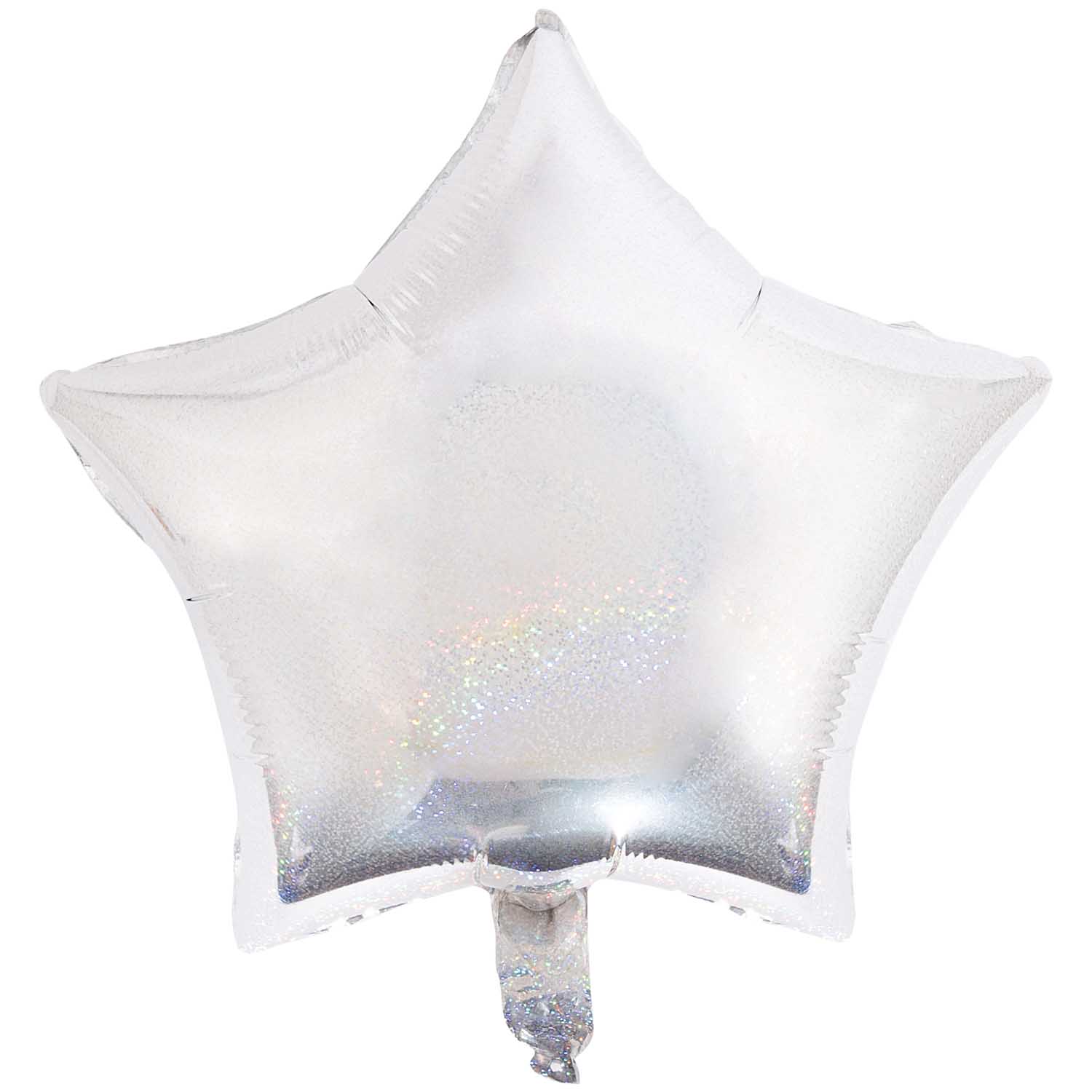 Rico Design Folienballon Glitzer Halographic Stern 36 cm
