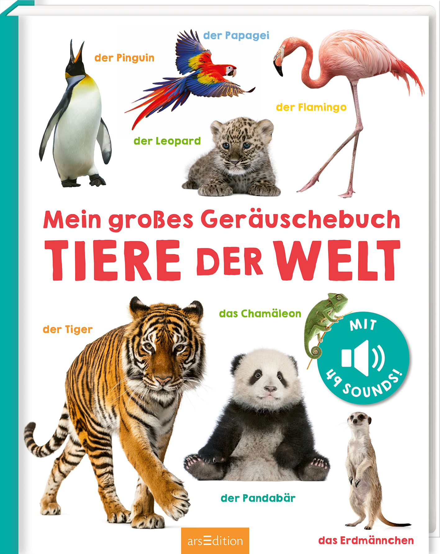 ArsEdition Mein großes Geräuschebuch Tiere der Welt