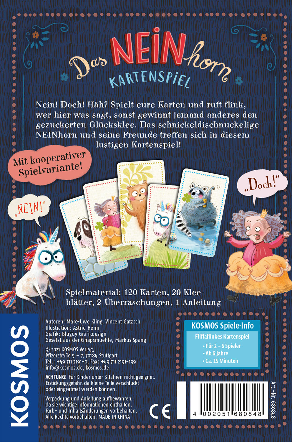 Kosmos Das NEINhorn Kartenspiel