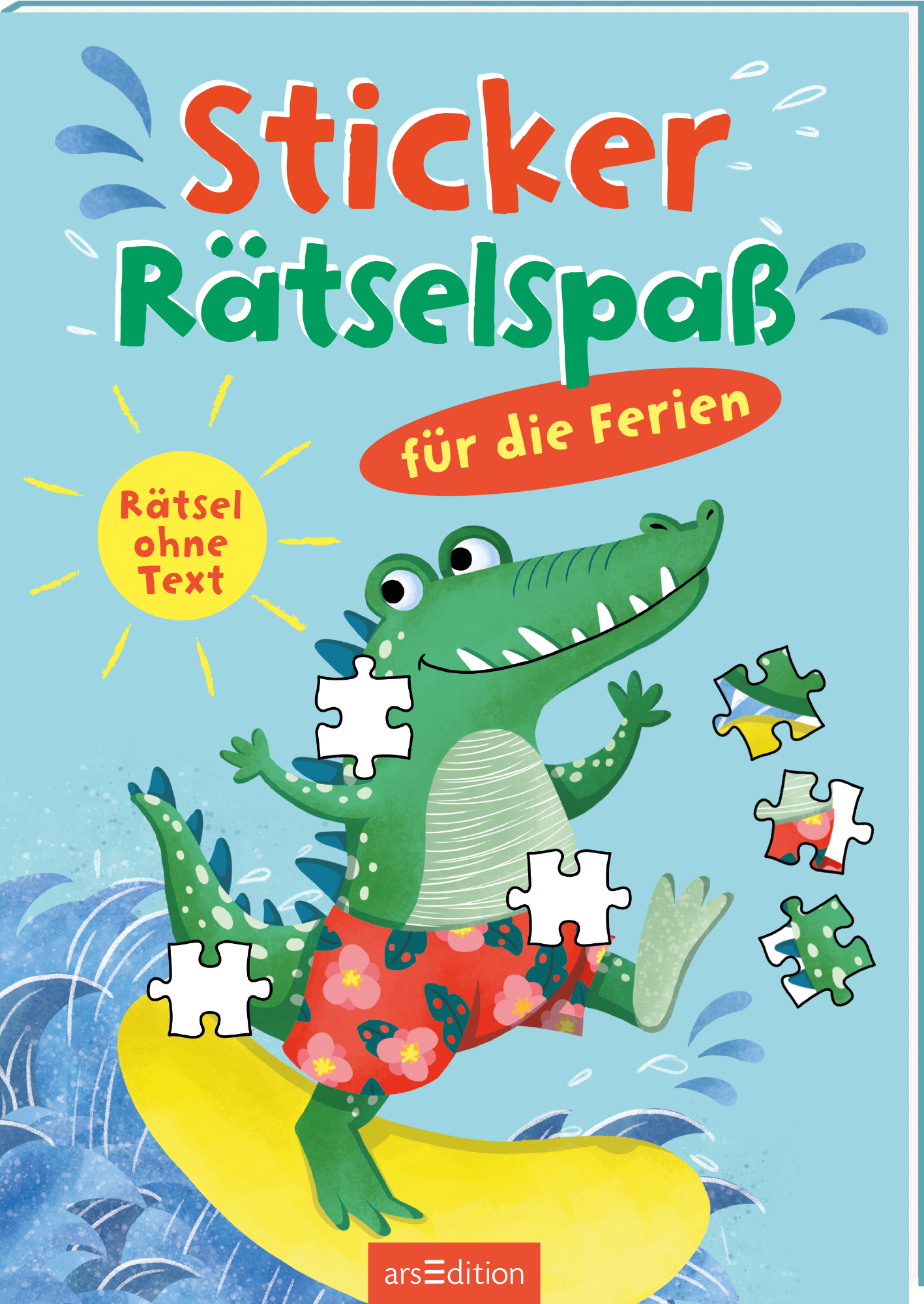 Sticker Rätselspaß für die Ferien mit Rätsel ohne Text