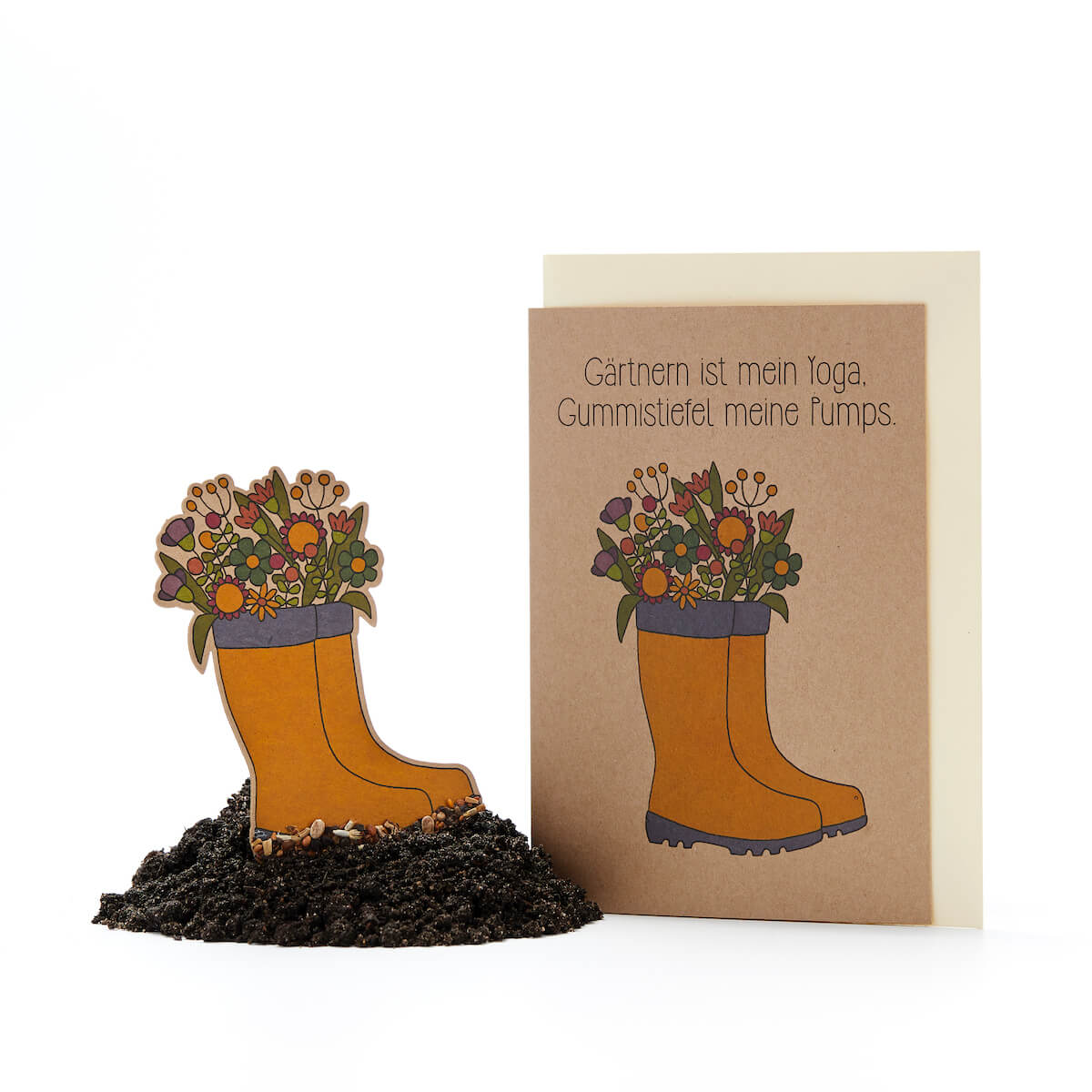 Die Stadtgärtner Gärtnern ist mein Yoga - Karte