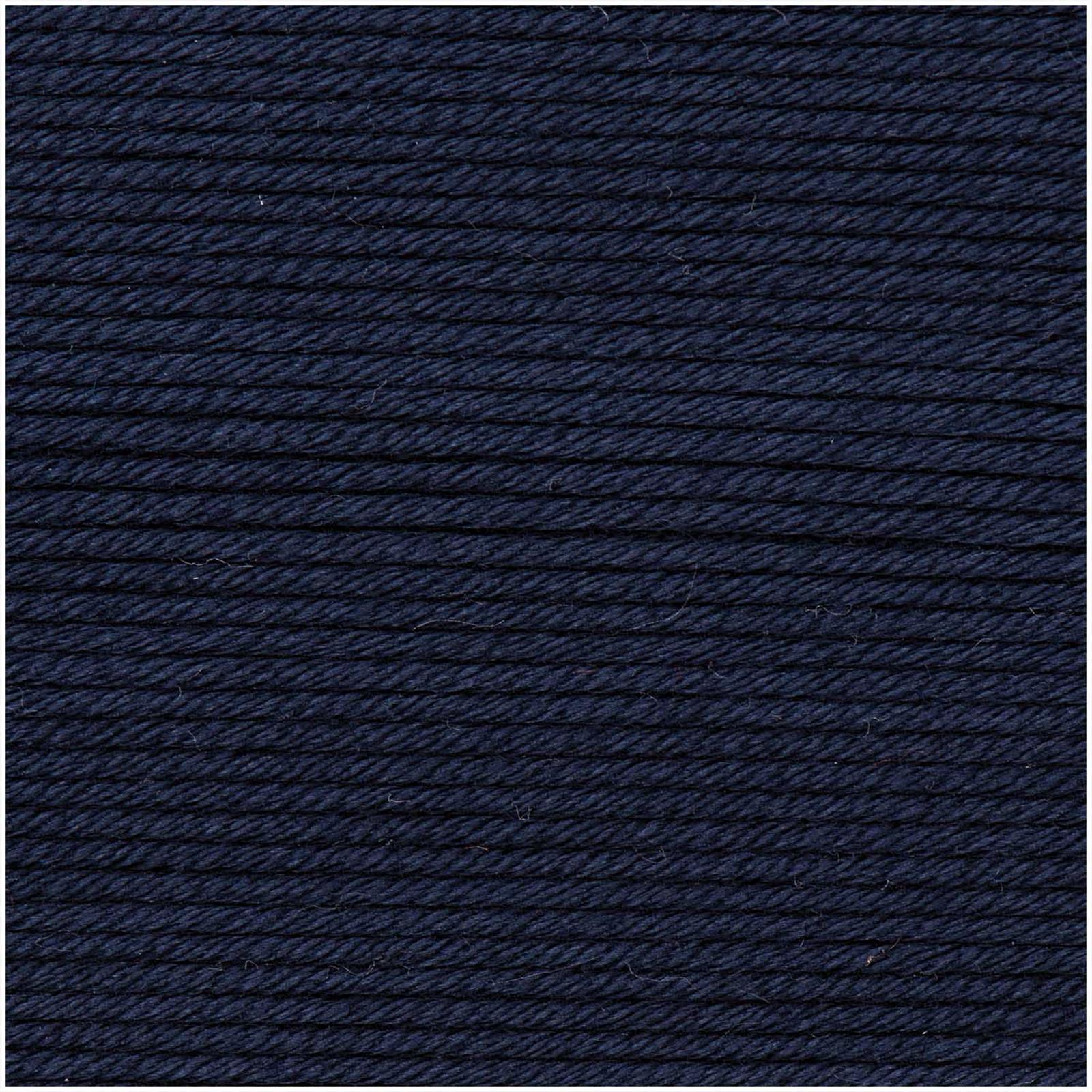 Rico Design Essentials Cotton dk Wolle 50g Farbe 38 Marine