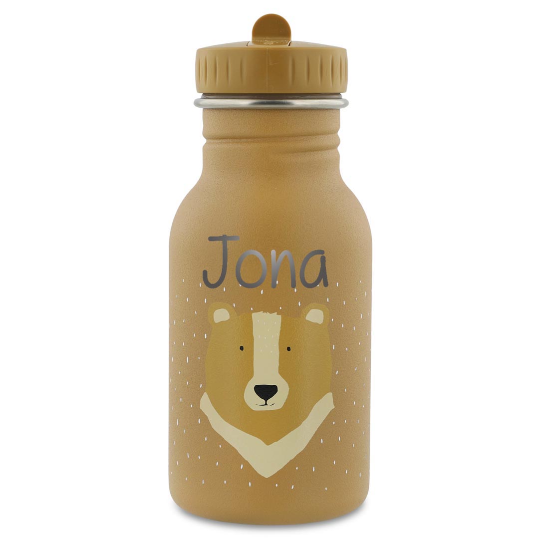 Trixie Trinkflasche aus Edelstahl Bär 350ml personalisiert