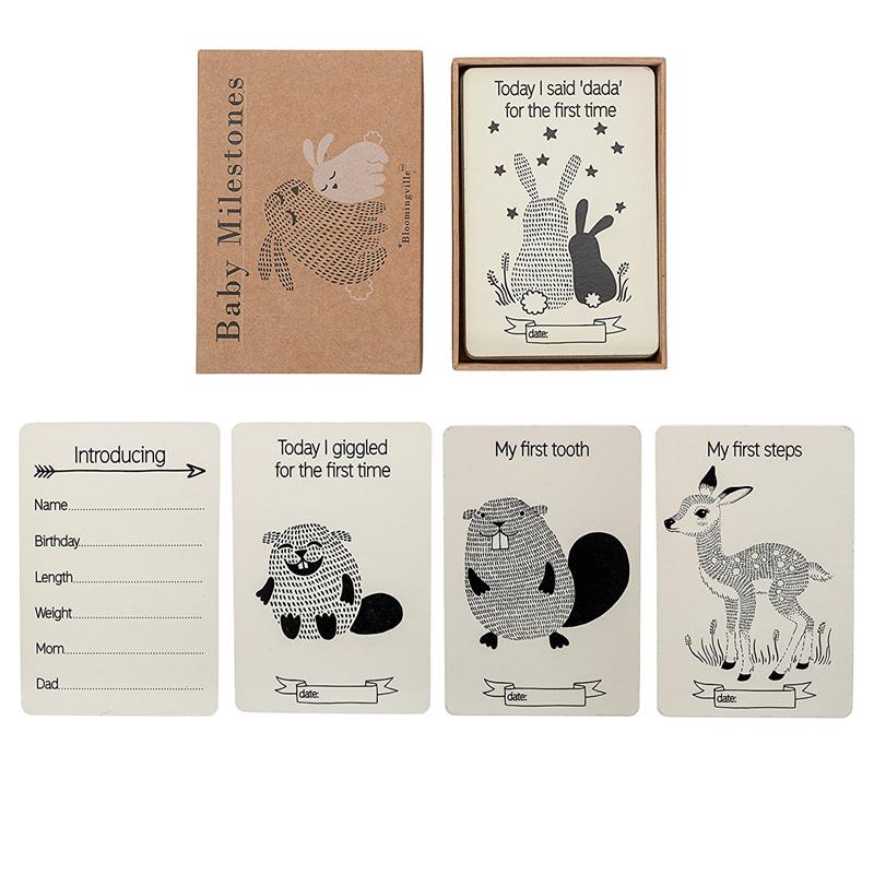 Bloomingville Baby Milestone Cards Meilensteine für die einzigartigen Momente