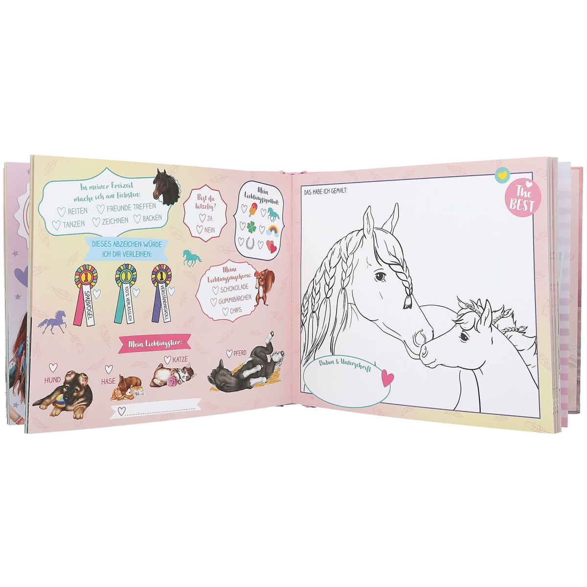 Miss Melody Freundebuch Sundown Pferde Motiv 1 Miss Melody Freundebuch Sundown Pferde Motiv 1