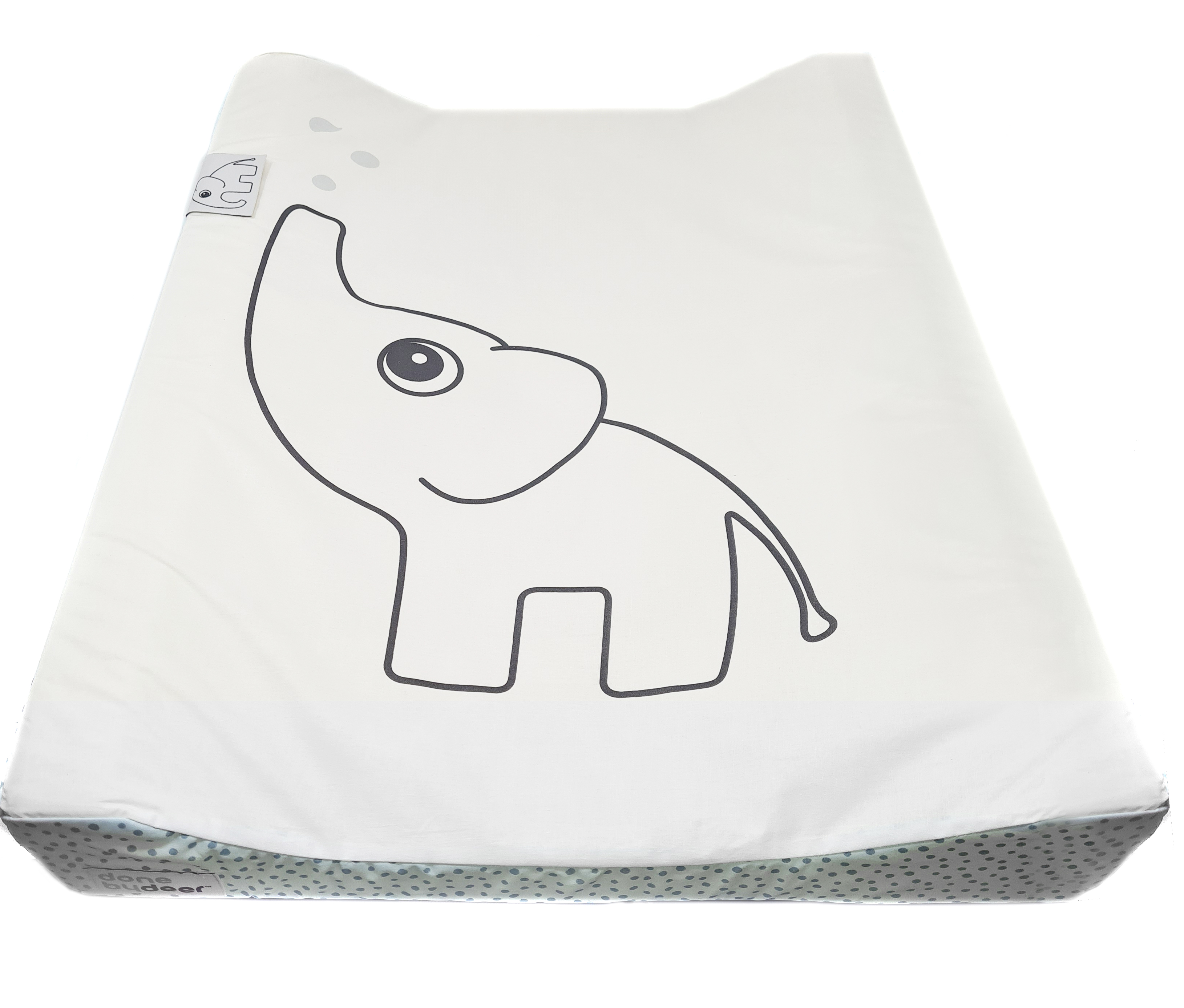 Done By Deer Wickeltischauflage Elefant Elphee blau
