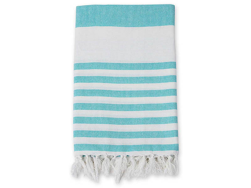 Lulujo Badetuch Hamam 150 x 100 cm Ocean Blue Lulujo Badetuch Hamam 150 x 100 cm Ocean Blue