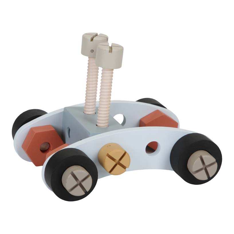 Little Dutch Spiel Mini Werkbank aus Holz blau