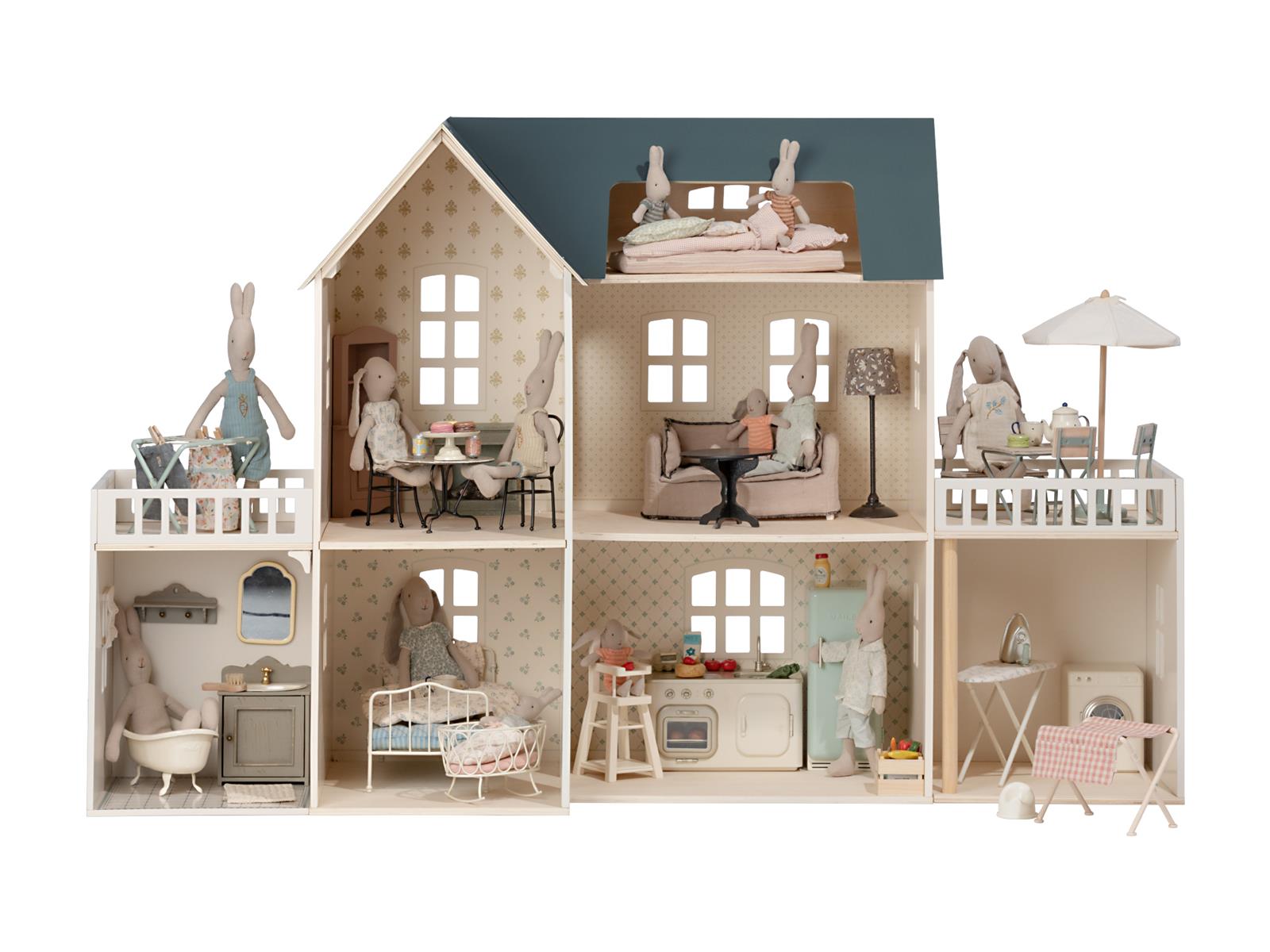 Maileg Mäuse Hasen Puppenhaus aus Holz