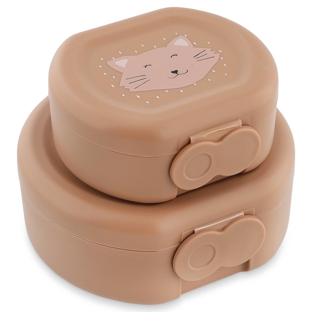 Trixie Baby Lunchbox Snackbox mit Clip 2er Set Mrs Cat Katze Trixie Baby Lunchbox Snackbox mit Clip 2er Set Mrs Cat Katze